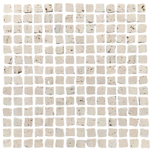 MINI SPLIT TRAVERTIN MOSAIC TILES